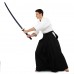 Одяг для Kendo, Iaido Aikido тренерувальний костюм Кендо, топи кендоги шани Хакама SP-Sport CO-8873 155-190см білий-чорний