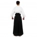 Одяг для Kendo, Iaido Aikido тренерувальний костюм Кендо, топи кендоги шани Хакама SP-Sport CO-8873 155-190см білий-чорний