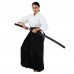 Одяг для Kendo, Iaido Aikido тренерувальний костюм Кендо, топи кендоги шани Хакама SP-Sport CO-8873 155-190см білий-чорний