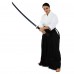 Одяг для Kendo, Iaido Aikido тренерувальний костюм Кендо, топи кендоги шани Хакама SP-Sport CO-8873 155-190см білий-чорний