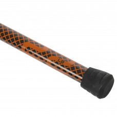 Палиця гімнастична 3-х секційна Бодібар Body Bar Zelart FI-9994-10 вага 10кг чорний-коричневий