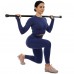 Палка гімнастична 3-х секційна Бодібар Body Bar Zelart FI-9994-5 вага 5кг чорний-зелений