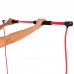 Палка гімнастична бодібар для фітнесу з еспандерами Body Shaper Stick PS F-931 1,3м чорний-червоний
