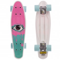 Пенні борд Penny Board круїзер пластиковий 22" SP-Sport HB-13-2 рожевий-бірюза