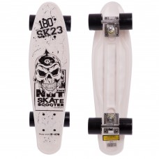 Пенні борд Penny Board круїзер пластиковий 22" SP-Sport HB-13-5 білий