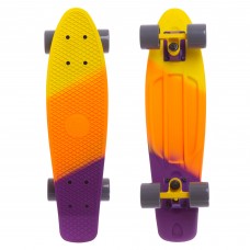 Пенні борд Penny Board круїзер пластиковий RUBBER SOFT 22" FISH SK-412-9 кольори в асортименті