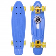 Пенні борд Penny Board круїзер пластиковий з колесами які світяться FISH SK-405-10 синій-жовтий