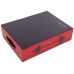 Плінти важкоатлетичні м'які Crash cushion (1шт) Zelart FI-3629 розмір 80x60x20см червоний-чорний