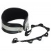 Пояс атлетичний для обтяження шкіряний з ланцюгом та карабіном EZOUS SOFT DIP BELT N-05 спинка-19см чорний-сірий