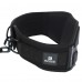 Пояс атлетичний для обтяження текстильний з ланцюгом та карабіном EZOUS DIP BELT ARMOR N-01 спинка-17см чорний
