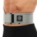 Пояс атлетичний посилений регульований QUICK LOCKING WEIGHTLITING BELT EZOUS O-02 спинка-10см розмір S-L сірий