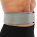 Пояс атлетичний посилений регульований QUICK LOCKING WEIGHTLITING BELT EZOUS O-02 спинка-10см розмір S-L сірий