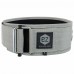Пояс атлетичний посилений регульований QUICK LOCKING WEIGHTLITING BELT EZOUS O-02 спинка-10см розмір S-L сірий