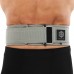 Пояс атлетичний посилений регульований QUICK LOCKING WEIGHTLITING BELT EZOUS O-02 спинка-10см розмір S-L сірий