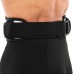 Пояс атлетичний текстильний EZOUS CARBON FIBER BELT WITH WAIST PAD O-08 спинка-16см розмір S-L чорний