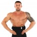 Пояс атлетичний текстильний EZOUS CARBON FIBER BELT WITH WAIST PAD O-08 спинка-16см розмір S-L чорний