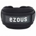 Пояс атлетичний текстильний EZOUS TRAINING BELT O-04 спинка-14см розмір S-L чорний