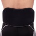 Пояс атлетичний текстильний ZELART SB-165406 спинка-19см розмір-XS-XXL чорний