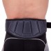 Пояс атлетичний текстильний Zelart SB-165411 спинка-17см розмір-XS-XXL сірий
