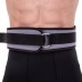 Пояс атлетичний текстильний Zelart SB-165459 спинка-15см розмір-XS-XXL сірий