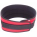 Пояс атлетичний текстильний Zelart SB-165486 спинка-15см розмір-XS-XXL червоний