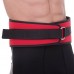 Пояс атлетичний текстильний Zelart SB-165486 спинка-15см розмір-XS-XXL червоний