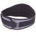 Пояс атлетичний текстильний Zelart SB-165506 спинка-15см розмір-XS-XXL сірий
