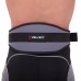 Пояс атлетичний текстильний Zelart SB-165506 спинка-15см розмір-XS-XXL сірий