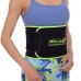 Пояс для схуднення SWEATY BELT Zelart FI-2636 ширина 20см чорний-салатовий