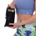 Пояс для схуднення SWEATY BELT Zelart FI-2636 ширина 20см чорний-салатовий