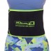 Пояс для схуднення SWEATY BELT Zelart FI-2636 ширина 20см чорний-салатовий