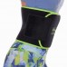 Пояс для схуднення SWEATY BELT Zelart FI-2636 ширина 20см чорний-салатовий