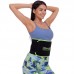 Пояс для схуднення SWEATY BELT Zelart FI-2636 ширина 20см чорний-салатовий