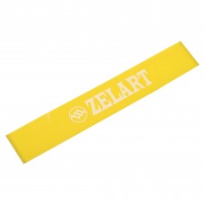 Резинка для упражнений лента сопротивления LOOP BANDS Zelart FI-6220-1 XXS жовтий