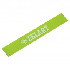 Резинка для упражнений лента сопротивления LOOP BANDS Zelart FI-6220-2 XS салатовий