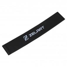 Резинка для упражнений лента сопротивления LOOP BANDS Zelart FI-6220-6 XL чорний