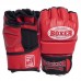 Рукавиці для змішаних єдиноборств MMA шкірвініл BOXER 5021 M-XL кольори в асортименті