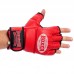 Рукавиці для змішаних єдиноборств MMA шкірвініл BOXER 5021 M-XL кольори в асортименті