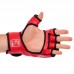 Рукавиці для змішаних єдиноборств MMA шкірвініл BOXER 5021 M-XL кольори в асортименті
