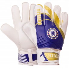 Рукавиці воротарські BALLONSTAR із символікою футбольного клубу CHELSEA FB-0187-8 розмір 7-10 синій-білий