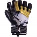 Рукавиці воротарські професійні із захистом пальців SOCCERMAX GK-008 розмір 7-11 білий-чорний-золотий