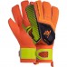 Рукавиці воротарські професійні із захистом пальців SOCCERMAX GK-011 розмір 7-11 помаранчевий-жовтий