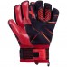 Рукавиці воротарські професійні із захистом пальців SOCCERMAX GK-016 розмір 7-11 червоний-чорний