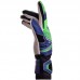 Рукавиці воротарські професійні із захистом пальців SOCCERMAX GK-021 розмір 7-11 синій-салатовий