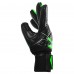 Рукавиці воротарські професійні із захистом пальців SOCCERMAX GK-4315 розмір 7-11 чорний-салатовий