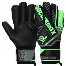 Рукавиці воротарські професійні із захистом пальців SOCCERMAX GK-4316 розмір 7-11 кольори в асортименті