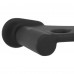 Рукоятка для тяги з вузьким хватом Triceps Grip нековзне покриття Zelart TA-9630 42см чорний