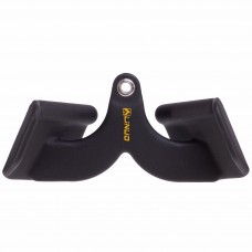 Рукоятка для тяги з вузьким хватом V-Bar нековзне покриття LINUO FITNESS SC-3704-24 31см чорний