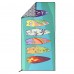 Рушник для пляжу SURFBOARD BEACH TOWEL T-SBT кольори в асортименті