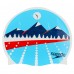 Шапочка для плавання силіконова для дорослих SPEEDO SLOGAN PRINT 808385B956 LIGHT ADRIATIC блакитний